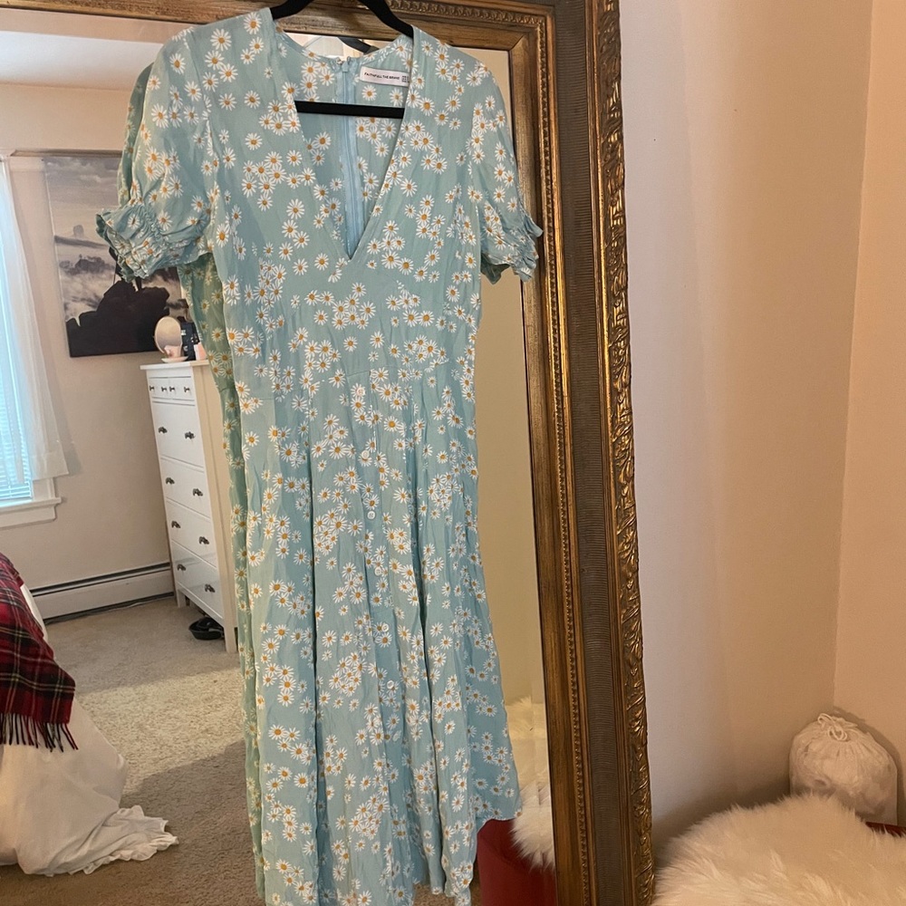 Faithfull The Brand Ari Floral Puff Sleeve Dress